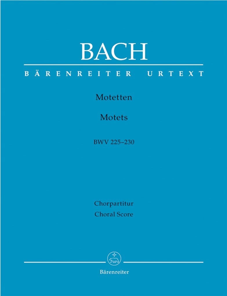 Motetten BWV225-230 Chorpartitur